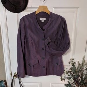 Coldwater Creek purple jacket